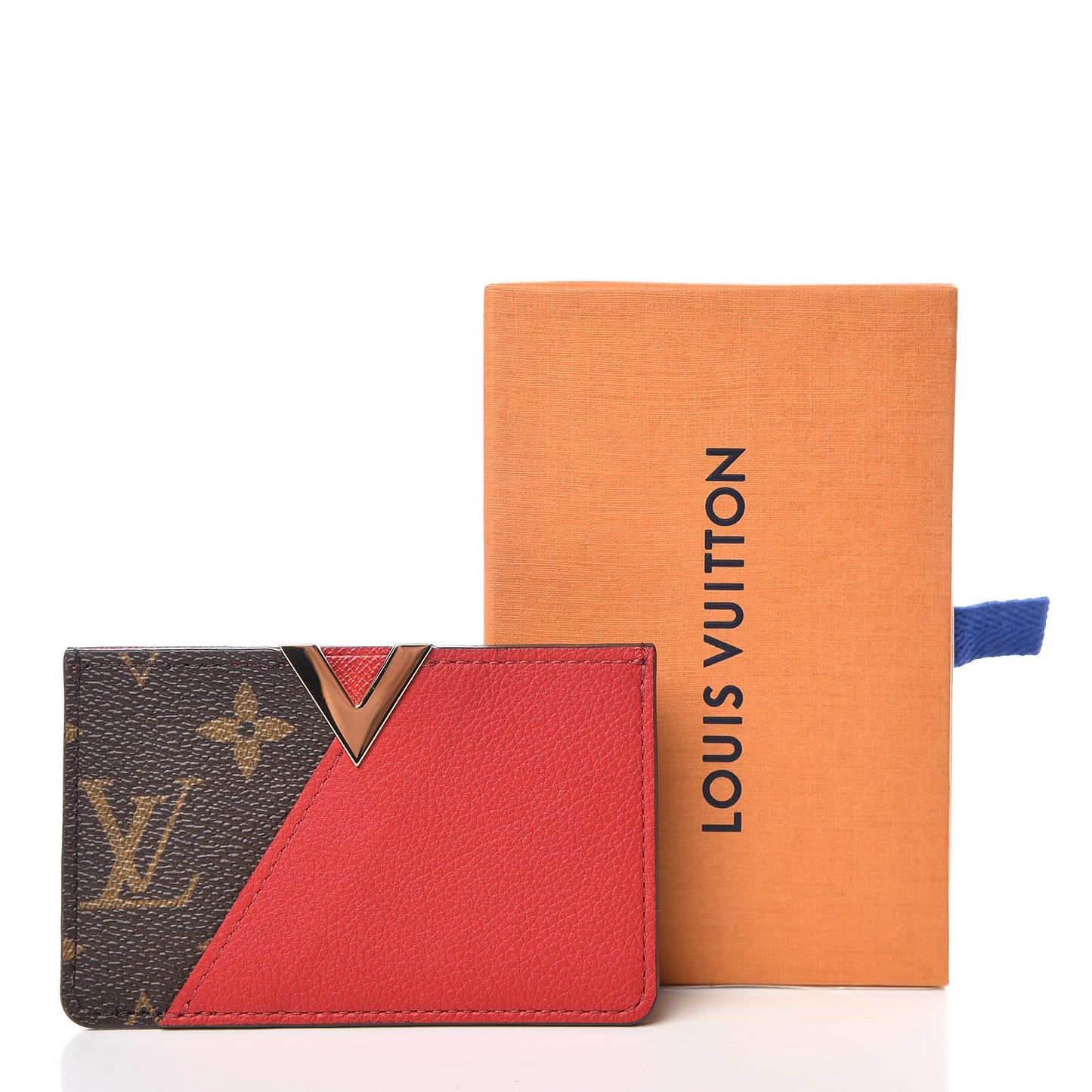 Calfskin Monogram Kimono Tote Card Holder Cherry
