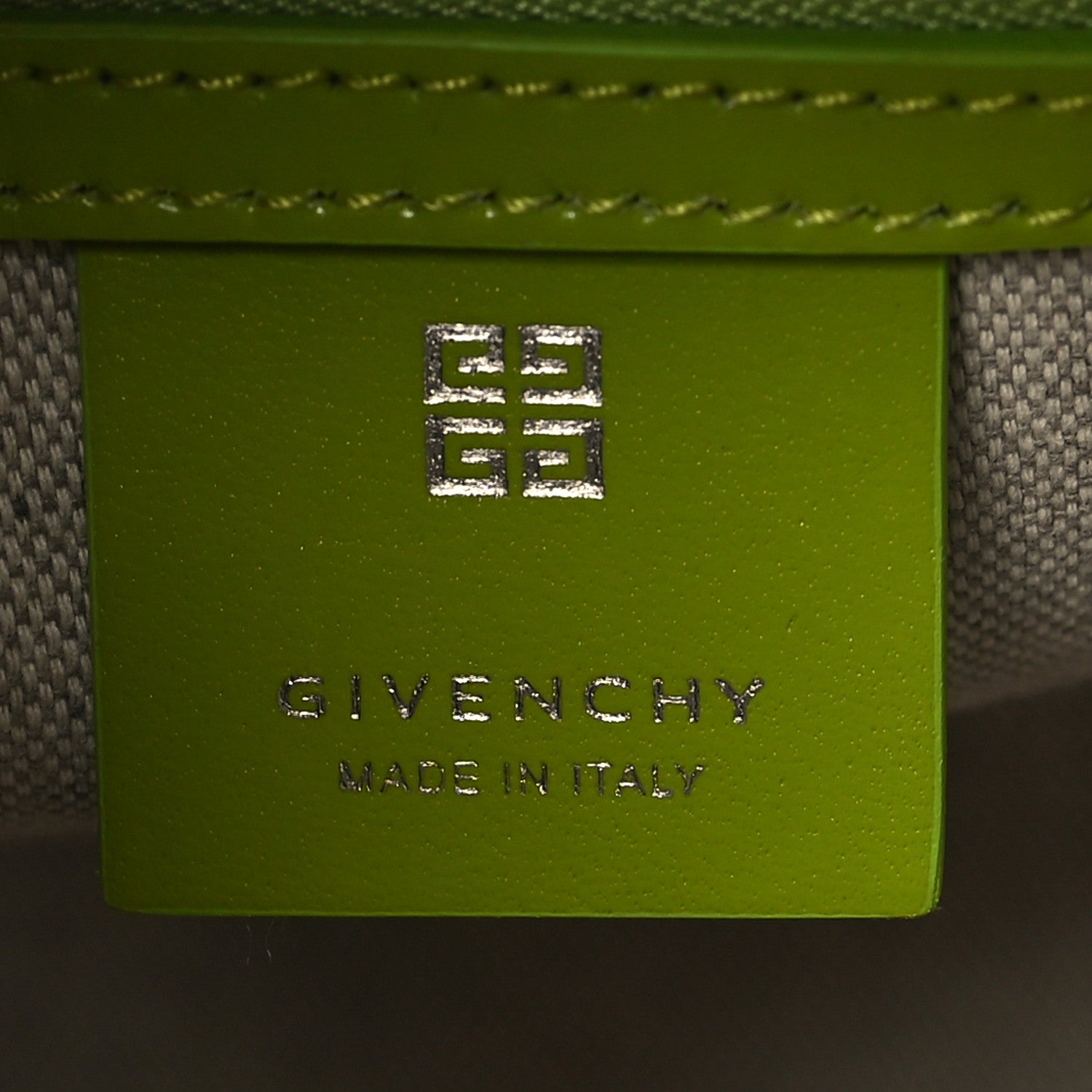 Givenchy Shiny Lord Calfskin Mini Antigona Citrus Green 5 of 8