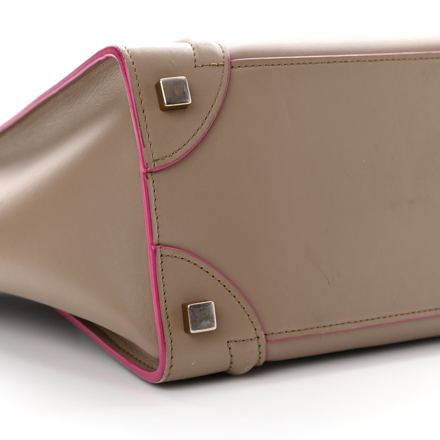 Celine Palmelato Calfskin Micro Luggage Beige 8 of 20
