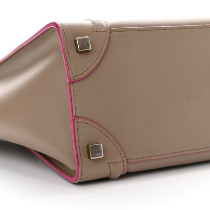 Celine Palmelato Calfskin Micro Luggage Beige 8 of 20