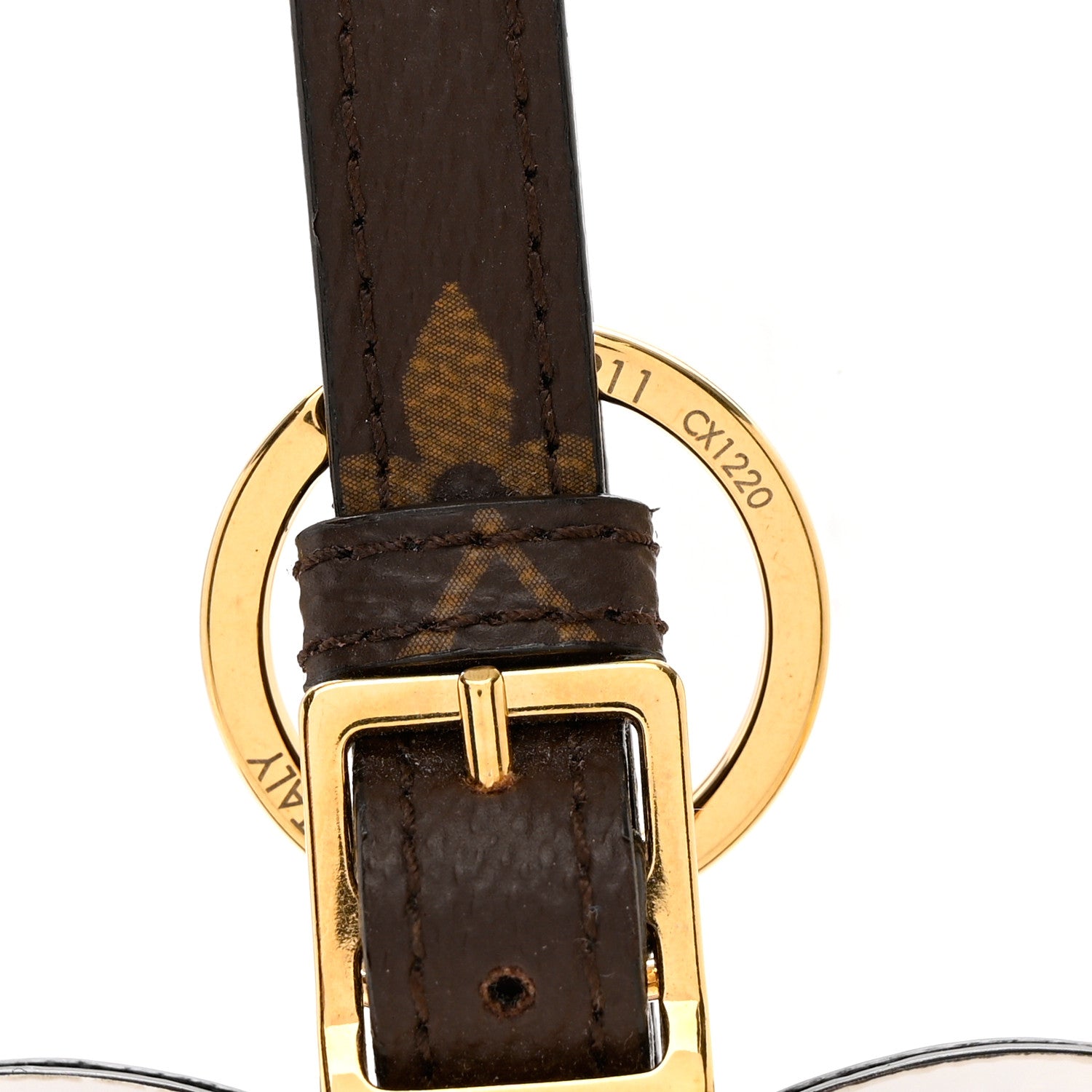 Louis Vuitton Epi Monogram Game On Heart Bag Charm Key Holder Red 3 of 3