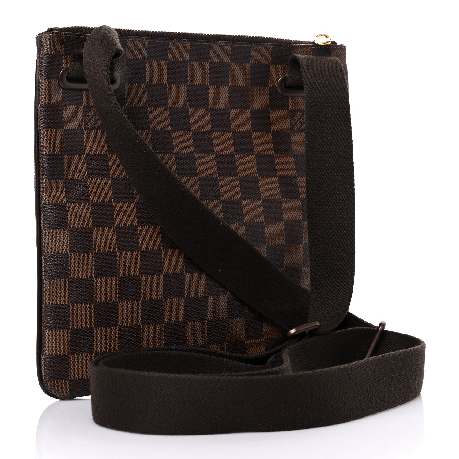 Louis Vuitton Damier Ebene Brooklyn Flat Pochette 3 of 12