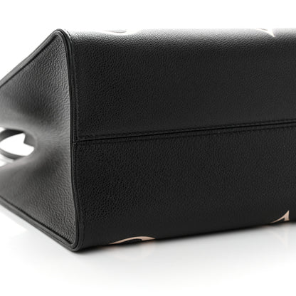 Louis Vuitton Empreinte Monogram Giant Onthego MM Black Beige 8 of 10