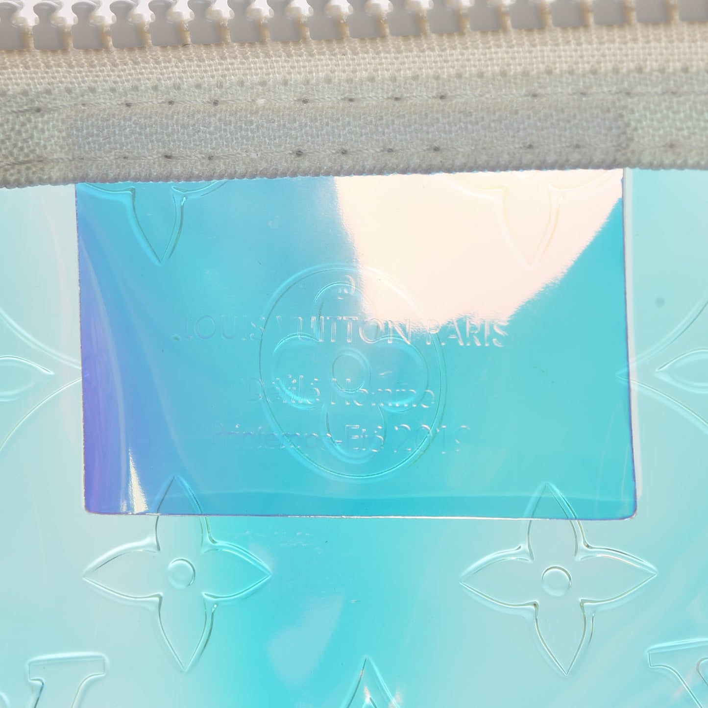 PVC Monogram Keepall Bandouliere 50 Iridescent Prism