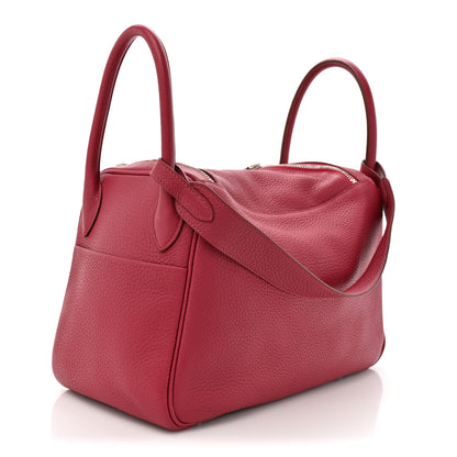 Hermes Taurillon Clemence Lindy 30 Rubis 4 of 25