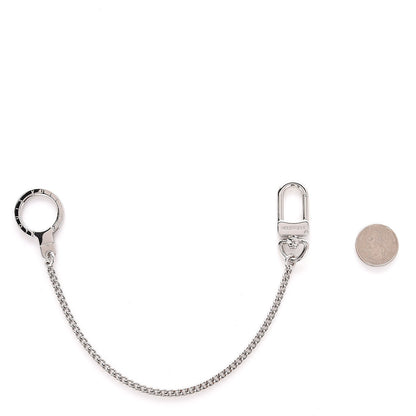 Louis Vuitton Pochette Extender Key Ring Chain Silver 2 of 2
