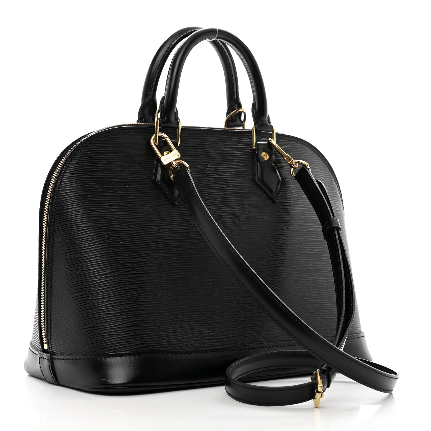 Louis Vuitton Epi Alma PM Black 3 of 11