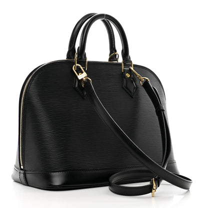 Louis Vuitton Epi Alma PM Black 3 of 11