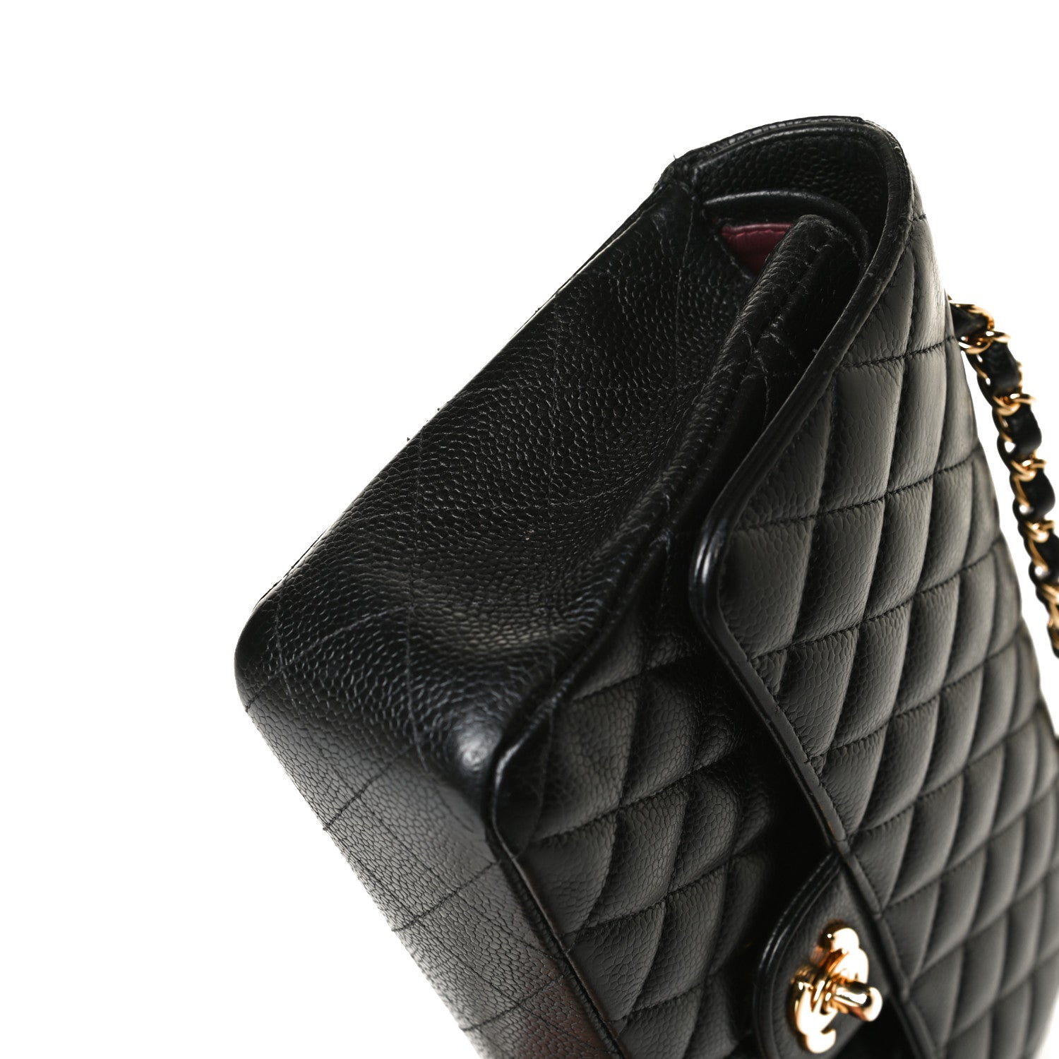 Chanel Caviar Quilted Medium Double Flap Black 24 of 39