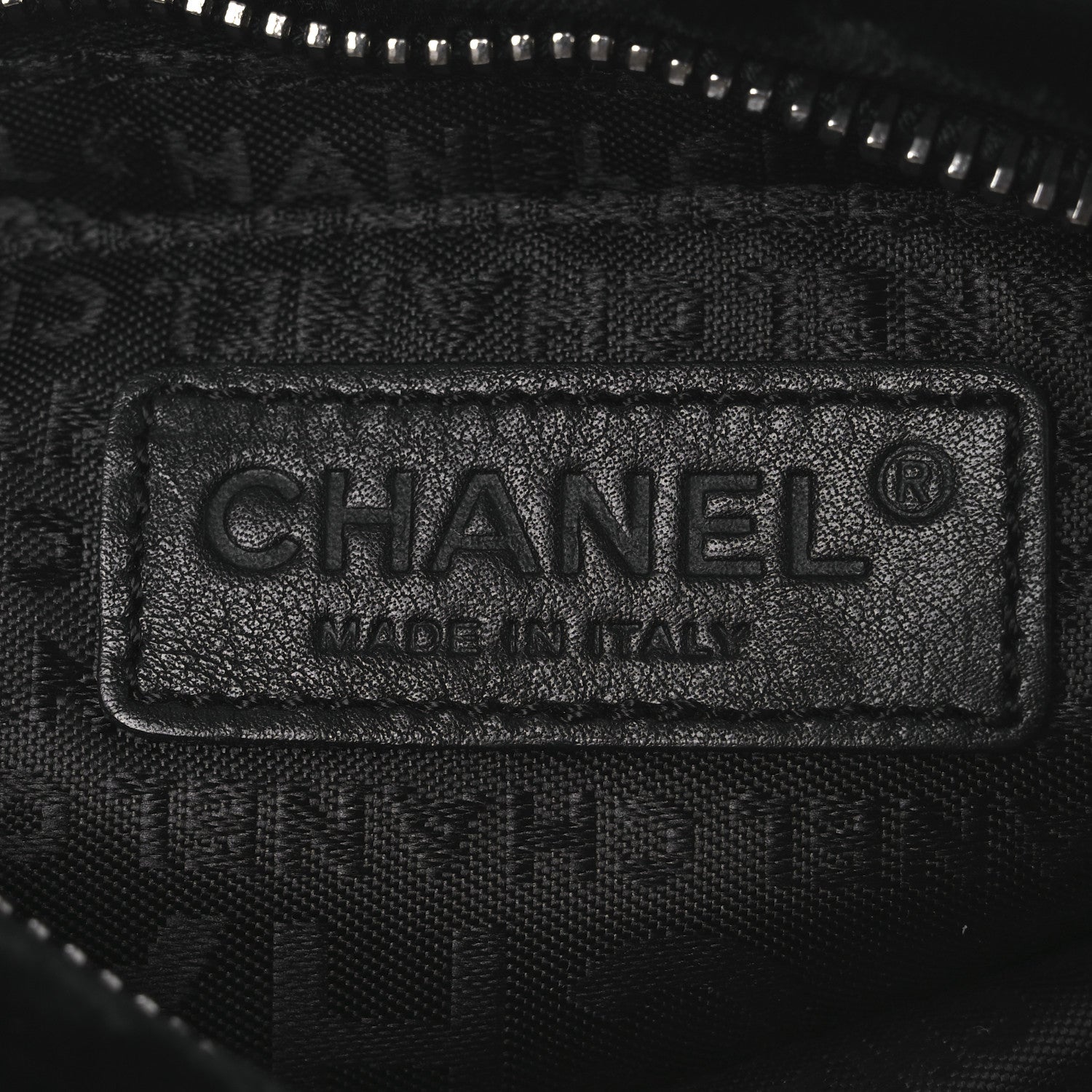 Chanel Velvet Satin Evening Bag Black 6 of 11