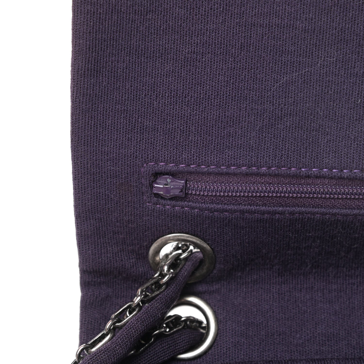 Chanel Jersey Coco's Croc 2.55 Reissue 226 Flap Purple 14 of 14