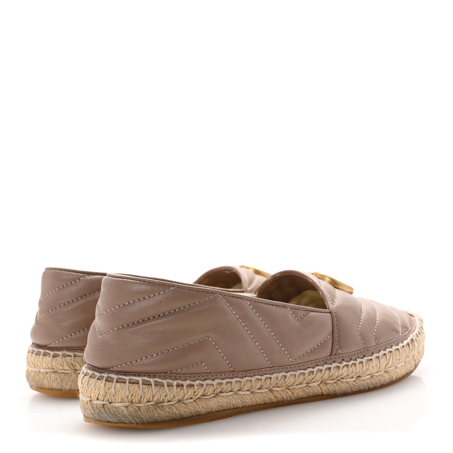 Gucci Nappa Matelasse GG Marmont Espadrilles 39 Porcelain Rose 5 of 10