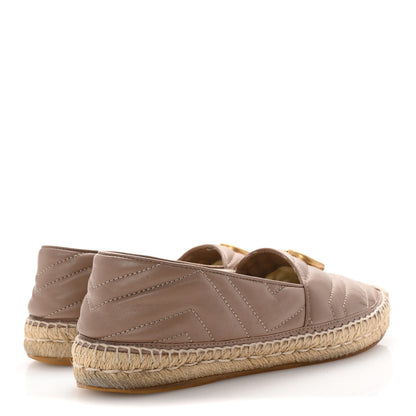 Gucci Nappa Matelasse GG Marmont Espadrilles 39 Porcelain Rose 5 of 10