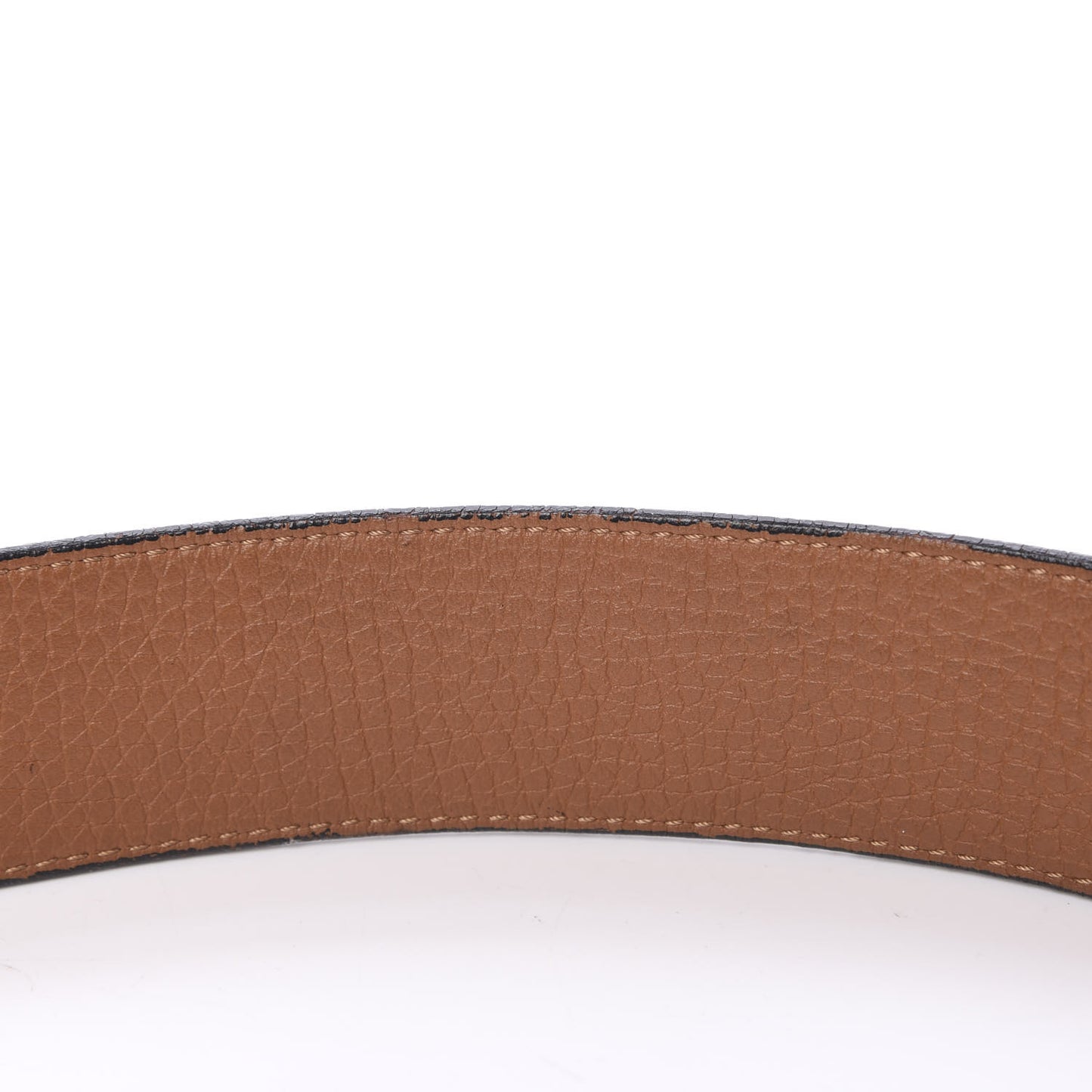 Taurillon Calfskin 30mm LV Initiales Reversible Belt 90 36 Black