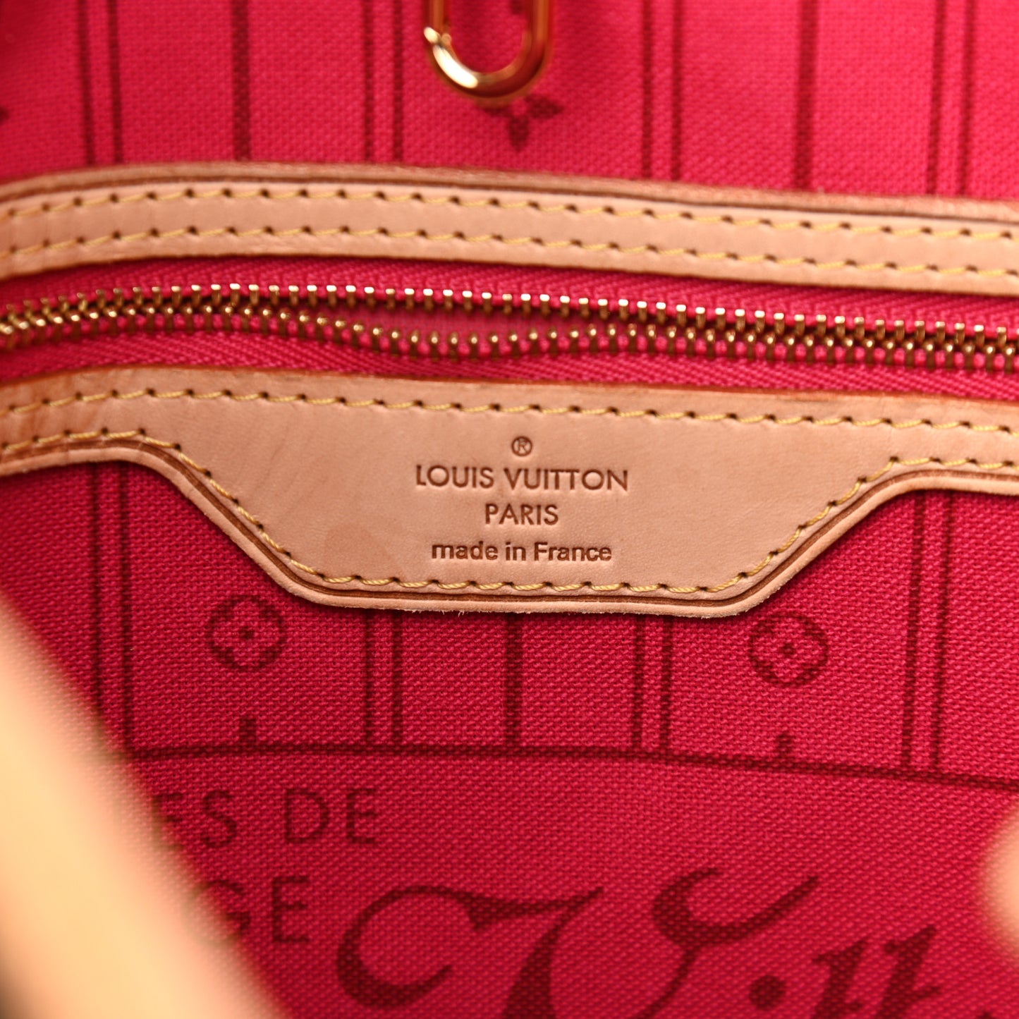 Monogram My LV Heritage Neverfull GM Fuchsia White
