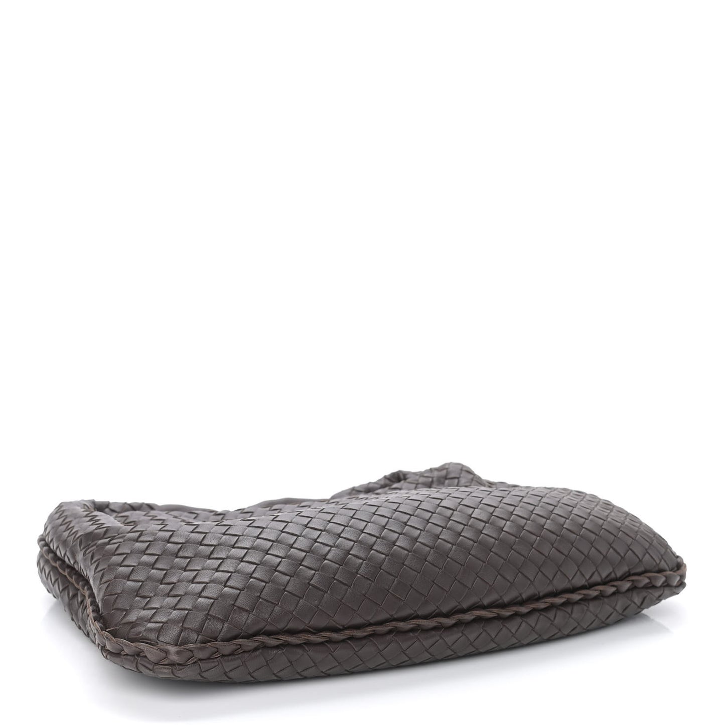 Nappa Intrecciato Medium Veneta Hobo Ebano