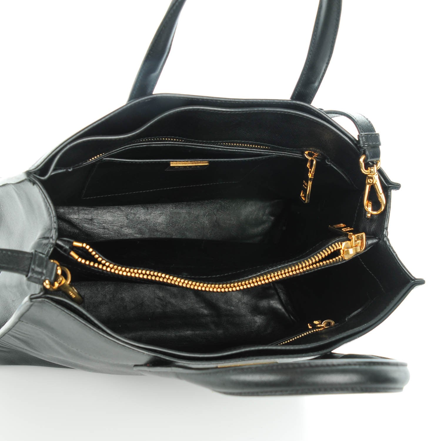 Prada Saffiano Soft Tote Nero Black 5 of 9