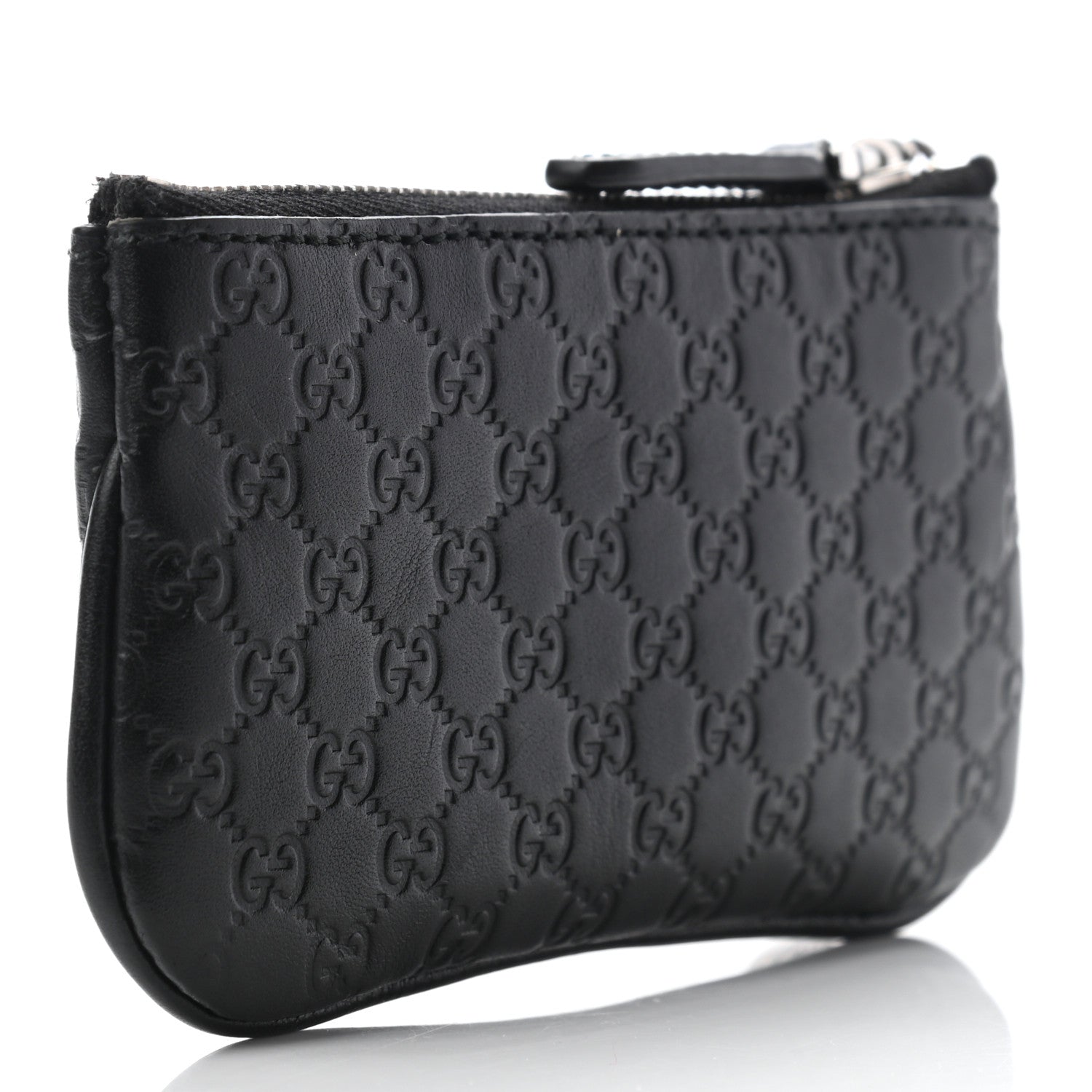 Gucci Microguccissima Key Ring Coin Case Black 3 of 7