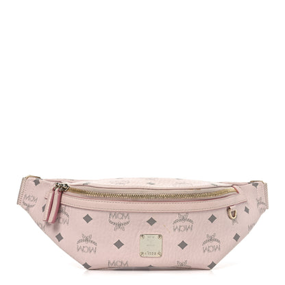 MCM Visetos Small Fusten Belt Bag Powder Pink 1 of 8