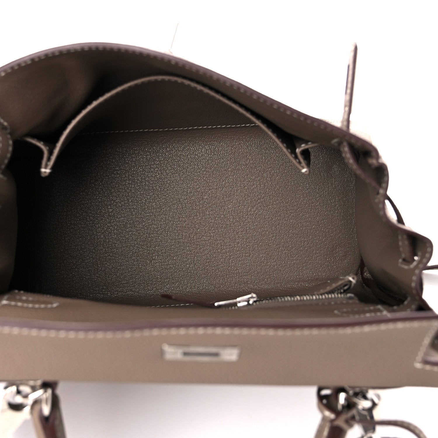 Hermes Togo Kelly Retourne 25 Etoupe 15 of 36