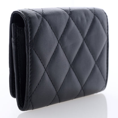 Chanel Calfskin Quilted Cambon Business Card Holder Black 3 of 8