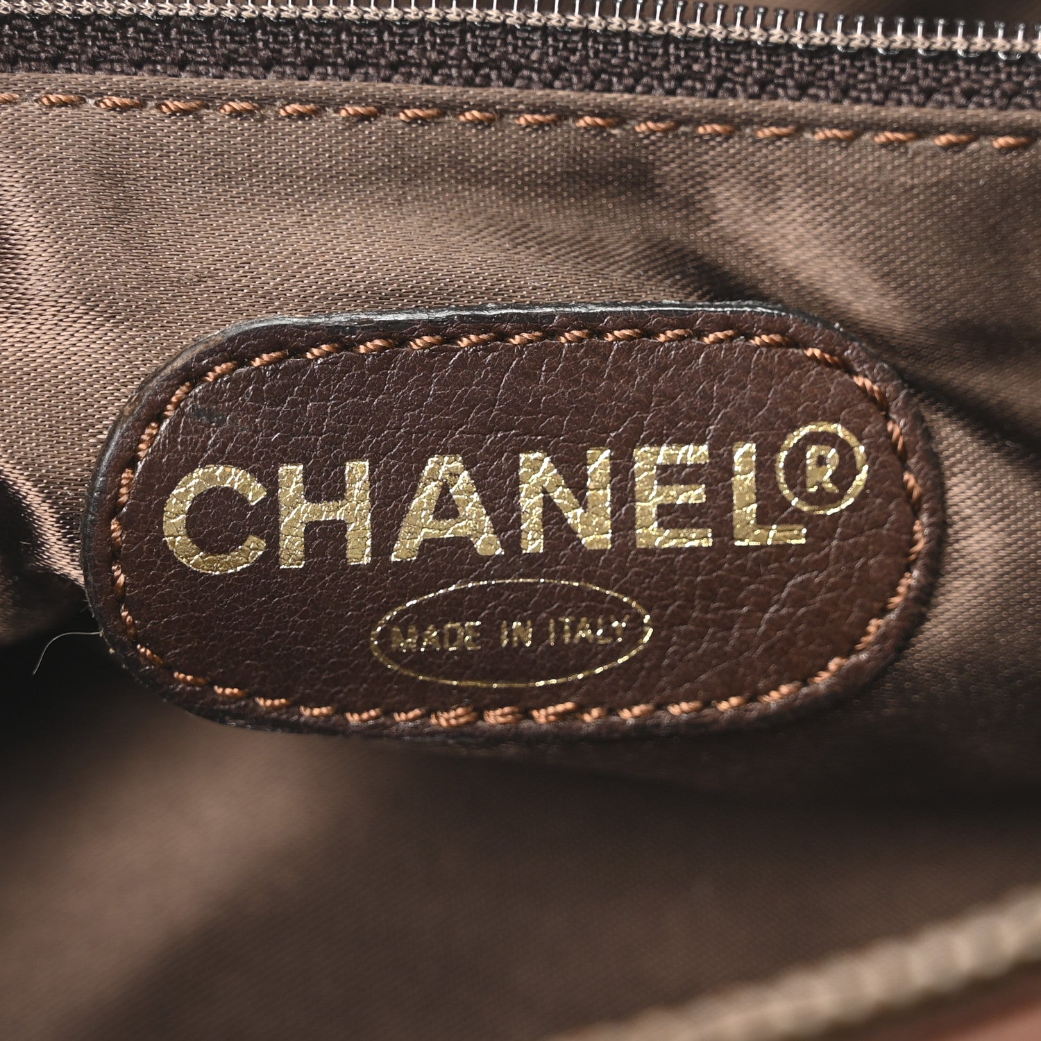 Chanel Lambskin CC Tassel Shoulder Bag Brown 6 of 10