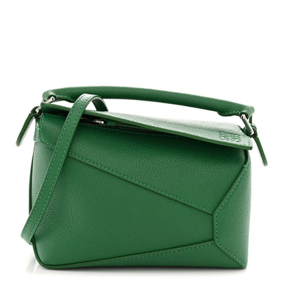 Loewe Calfskin Small Puzzle Edge Bag Tropical Green 1 of 10