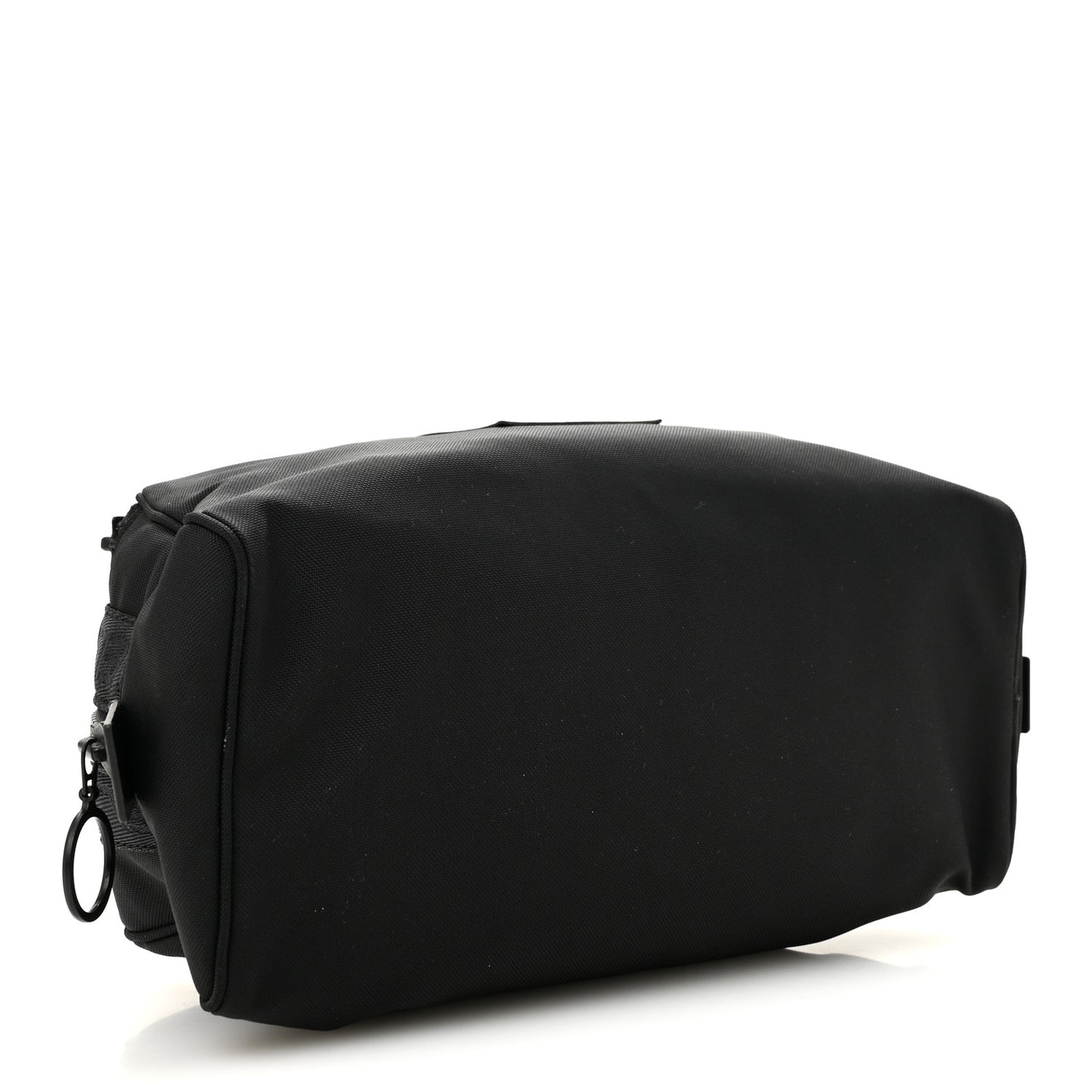 Canvas Nylon Sport Logo Cosmetic Bag Black