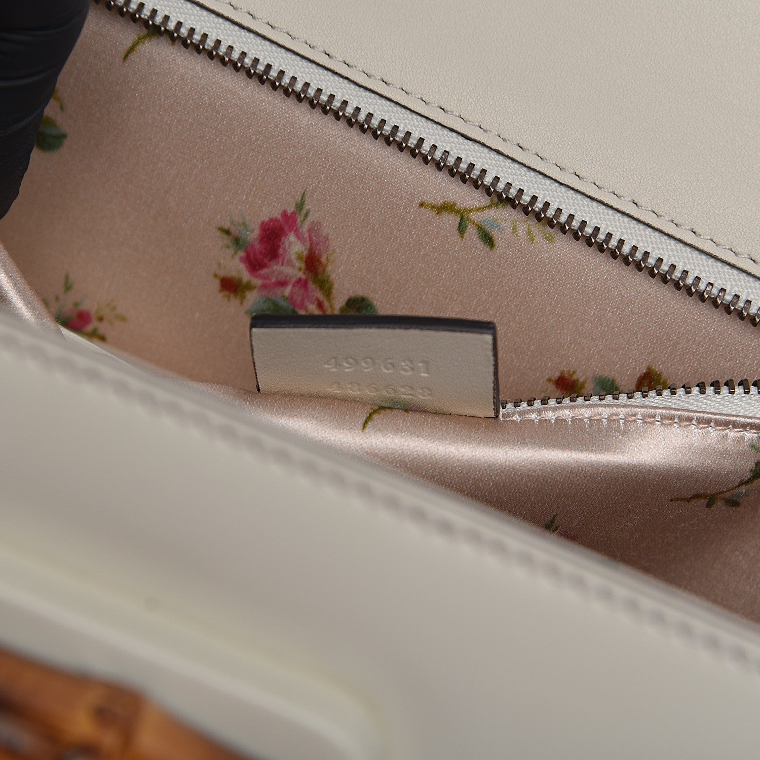 Gucci Calfskin Plexiglass Medium Classic 2 Top Handle Bag White 7 of 12