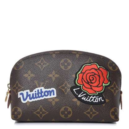 Louis Vuitton Monogram Patches Cosmetic Pouch PM 1 of 7