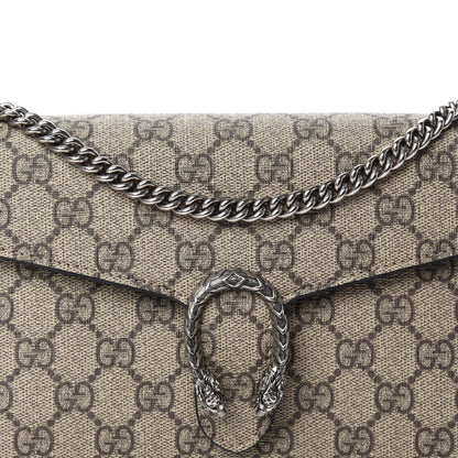 Gucci GG Supreme Monogram Mini Dionysus Chain Wallet Beige Black 10 of 11