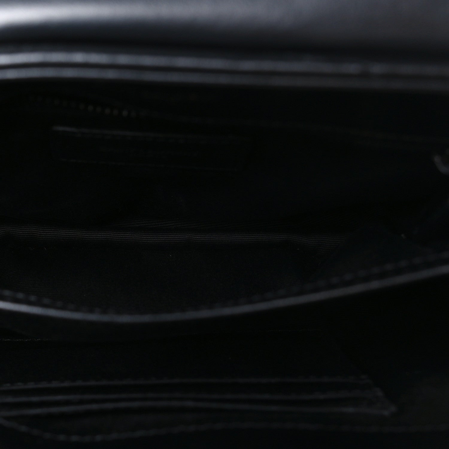 Saint Laurent Calfskin Y Quilted Monogram Monochrome Toy Loulou Crossbody Bag Black 5 of 11