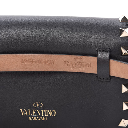 Valentino Garavani Calfskin Rockstud Belt Bag Black 10 of 11