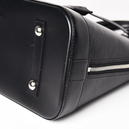 Louis Vuitton Epi Alma MM Black 9 of 10