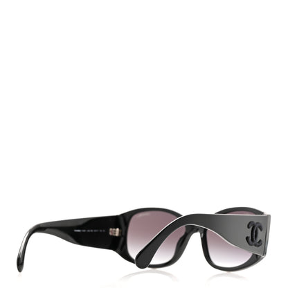 Chanel Acetate CC Logo Sunglasses 5450 Black 3 of 7
