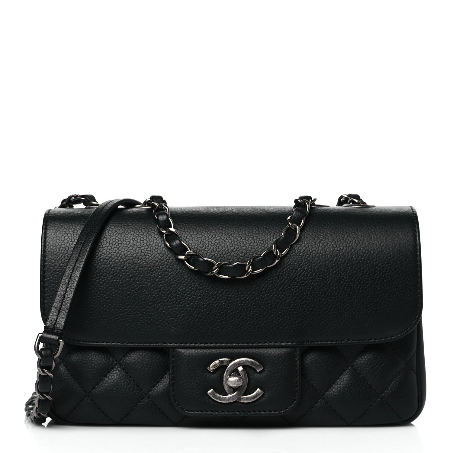 Chanel Caviar All About Flap Bag Black 1 of 9