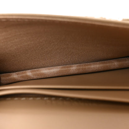 Christian Dior Smooth Calfskin Oblique Saddle Bloom Card Holder Beige 5 of 7