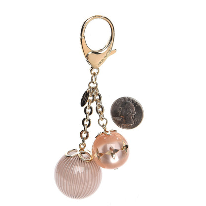 Louis Vuitton Fleur Ball Bag Charm Pink 2 of 5