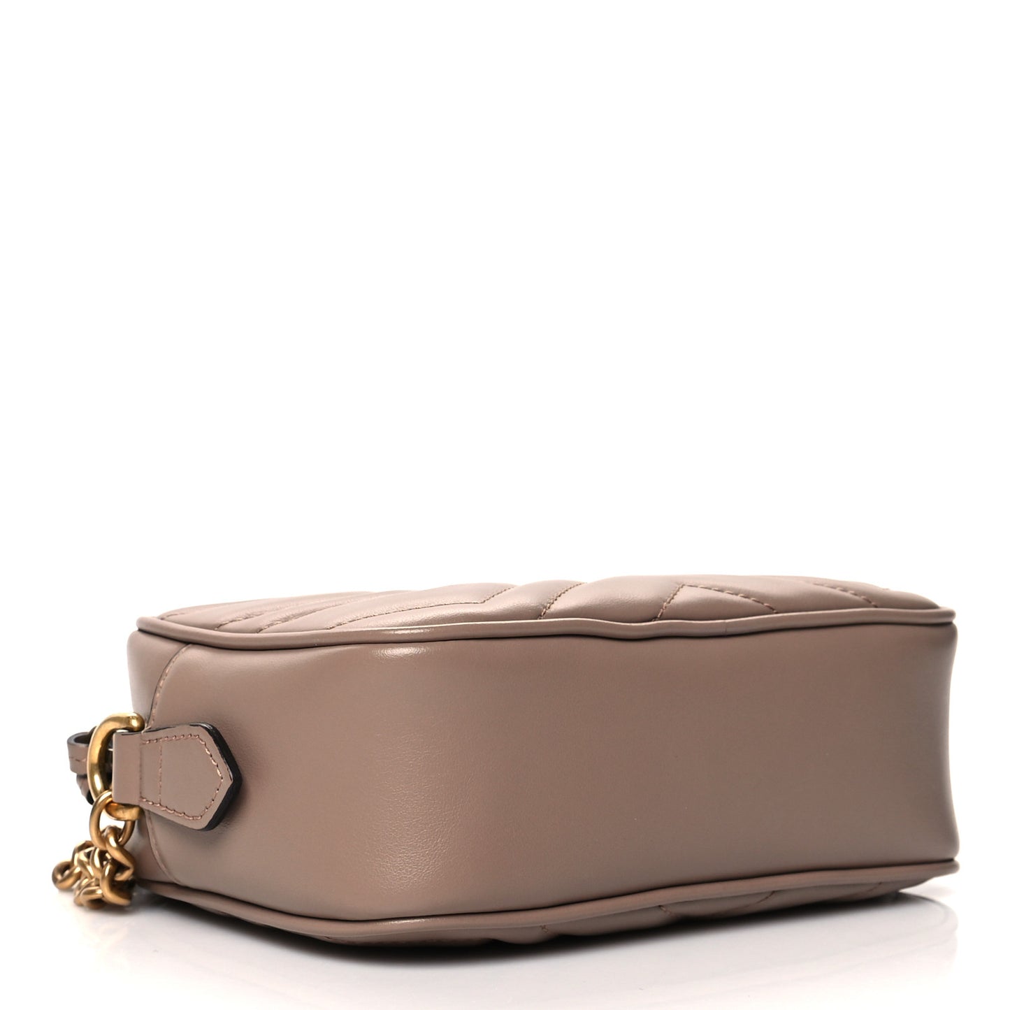 Calfskin Matelasse Mini GG Marmont Chain Shoulder Bag Porcelain Rose