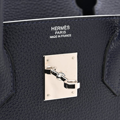 Hermes Togo Birkin 30 Bleu Nuit 6 of 11