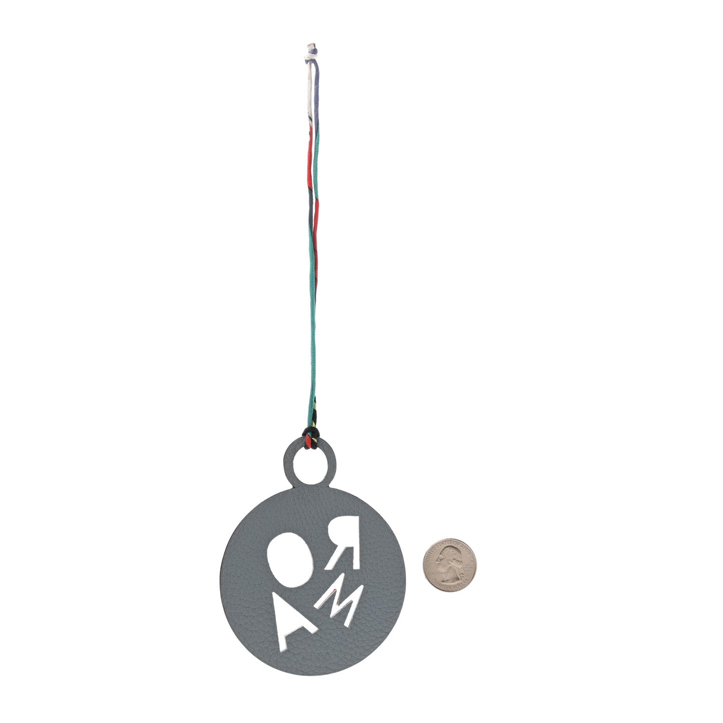 Togo Epsom Petit H Roma Bag Charm Rouge Casaque Gris Mouette