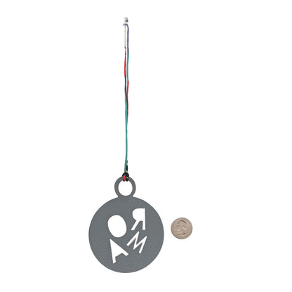 Hermes Togo Epsom Petit H Roma Bag Charm Rouge Casaque Gris Mouette 2 of 5