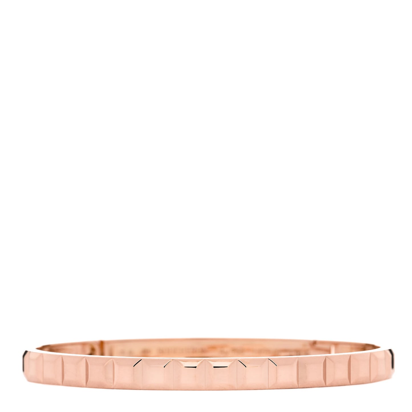 18K Pink Gold Quatre Clou de Paris Bangle Bracelet 16