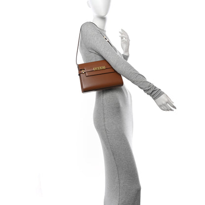 Saint Laurent Smooth Calfskin Small Manhattan Shoulder Bag Cognac 2 of 10