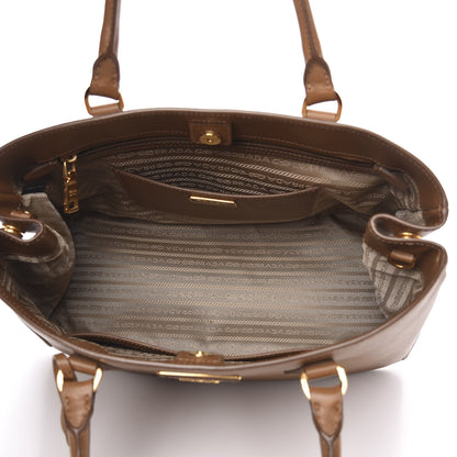 Prada Saffiano Lux Medium Tote Caramel 5 of 12