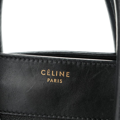 Celine Calfskin Mini Luggage Black 8 of 14