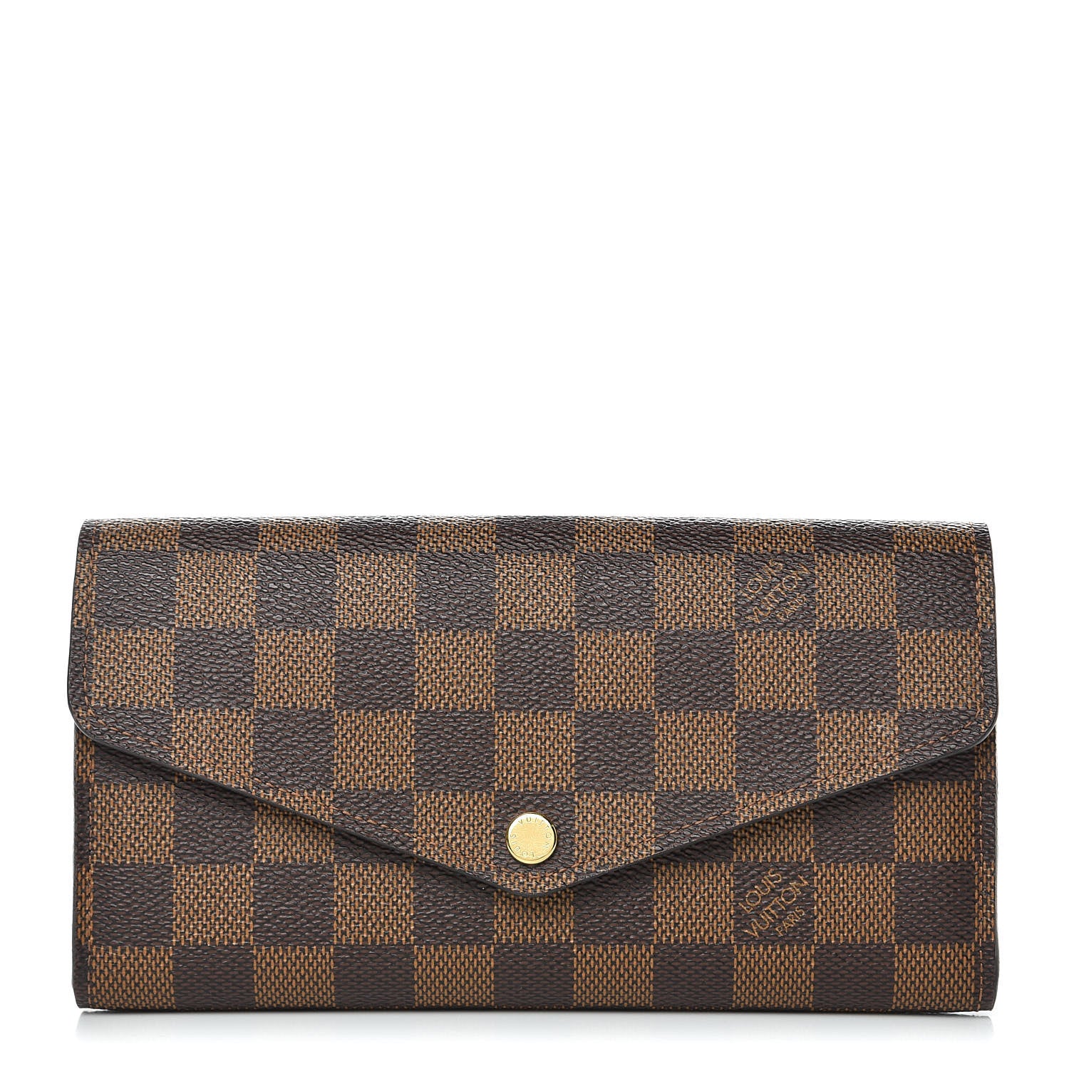 Louis Vuitton Damier Ebene Sarah Wallet NM 1 of 8