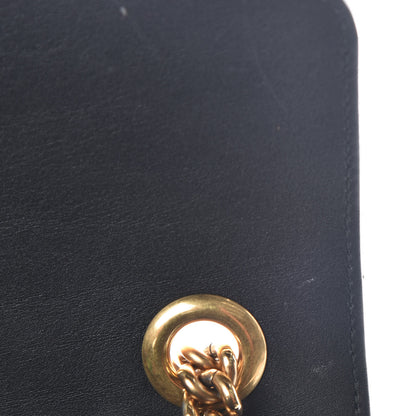 Gucci Calfskin Matelasse Medium GG Marmont Shoulder Bag Black 13 of 16