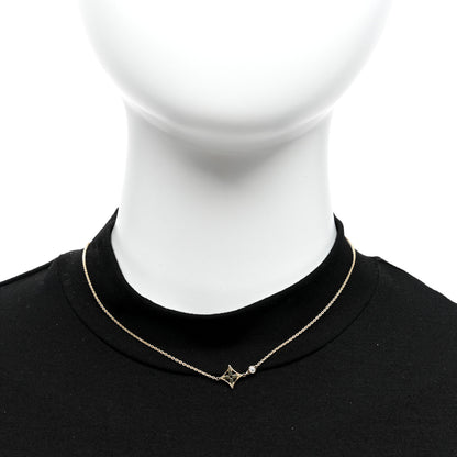 Louis Vuitton 18K Yellow Gold Diamond Idylle Blossom Pendant Necklace 2 of 4