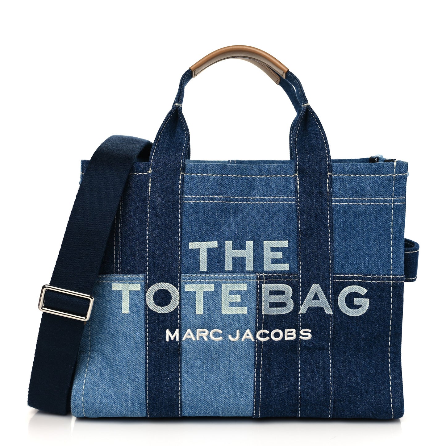 Denim Canvas Medium The Tote Bag Blue
